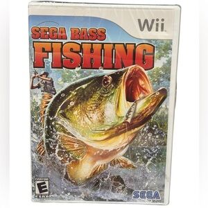 New Nintendo Wii Sega Bass Fishing Video Game